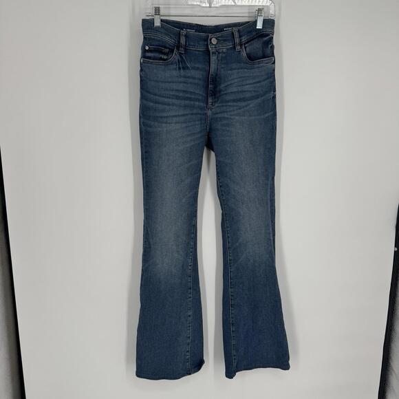 DL1961 jeans womens 28 blue bridget boot dnim high rise stretch fall boho casual - Picture 1 of 5